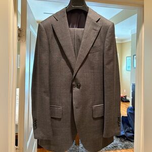 Suitsupply Gray Lazio Suit 34R